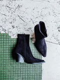 Walton Ankle Boot in Black Suede