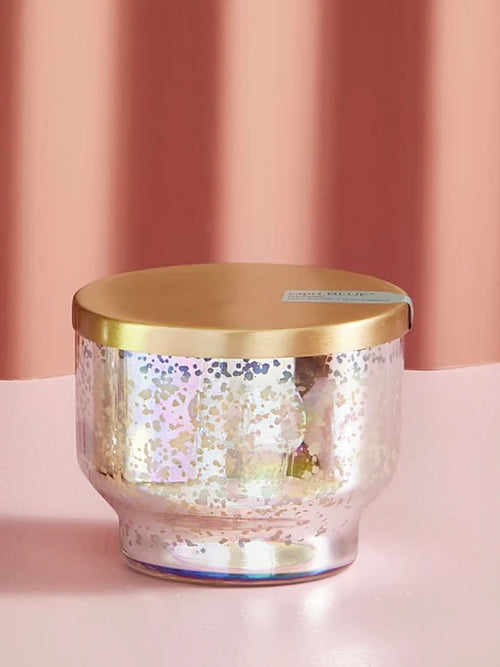 Mercury Iridescent Inverted Jar in Coconut Santal