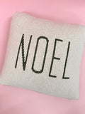 Joy & Noel Reversible Knit Pillow