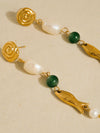 Palermo Pearl Fish Earrings