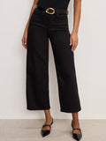 Good Waist Palazzo Crop in Black