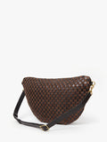 Grande Fanny in Leather & Suede Woven Check