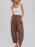 Have A Seat Harem Pants in Mocha