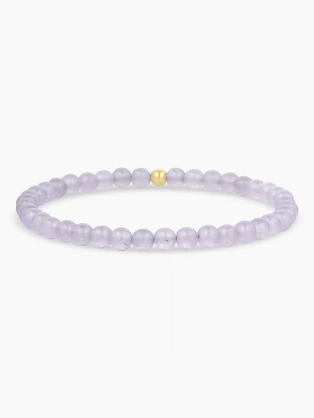 Carter Gemstone Bracelet in Lavender Jade