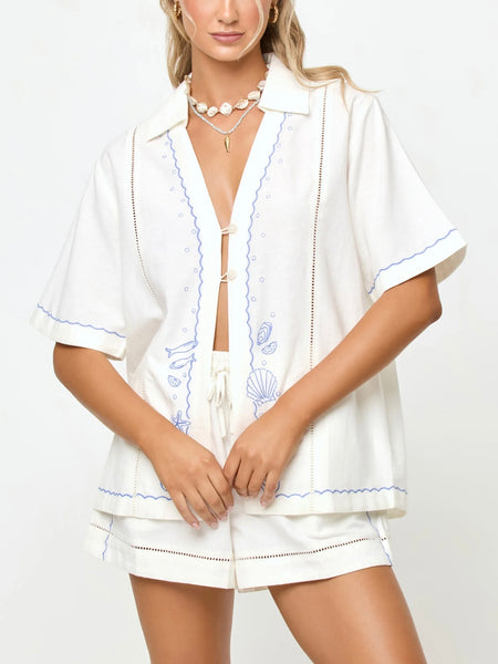 La Mer Shirt in Cream