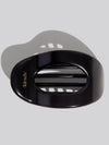 Black Flat Cloud Clip Large