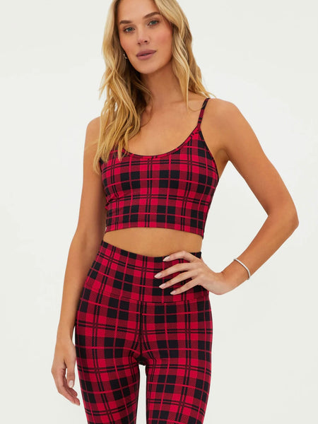 Libby Top in Merry Plaid