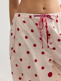 On Repeat PJ Pant in Ivory Combo Dots