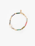 Le Stripe Pearl Bracelet in Multi
