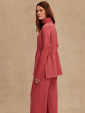 Ethel Cinch Waist Sweat in Mauvewood