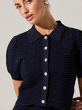 Perrine Cardigan in Navy