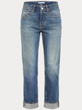 Vintage Straight Ankle Jean in Indigo1282