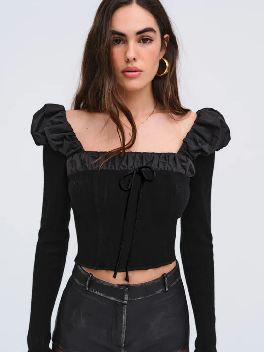 【関税&送料込】For Love & Lemons Top Black For Love & Lemons Midnight black lace top, size M | eBay