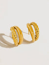 Ghislaine Braided Hoop