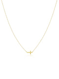 Elsa Slide Cross Necklace