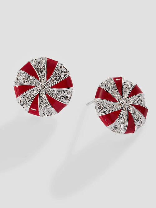 Holiday Peppermint Candy Earrings