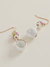 Teapot Earrings in Pink