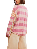 Aster Stripe Tee in Farm Combo