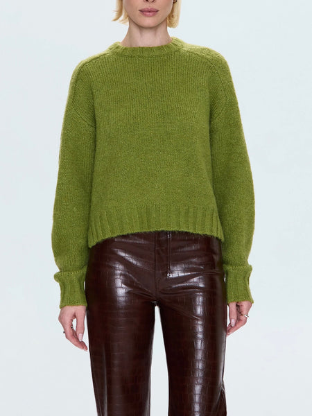 Adina Sweater in Pea Green