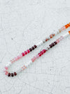 Stone Beaded Necklace in Desert Sunset
