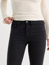 Soft Tech Good Legs Crop Mini Boot Jeans in Black442