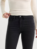 Soft Tech Good Legs Crop Mini Boot Jeans in Black442