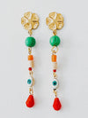 Eye See Flowers Long Earrings