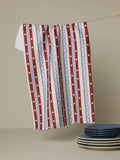Blue Skies Stripes Tea Towel