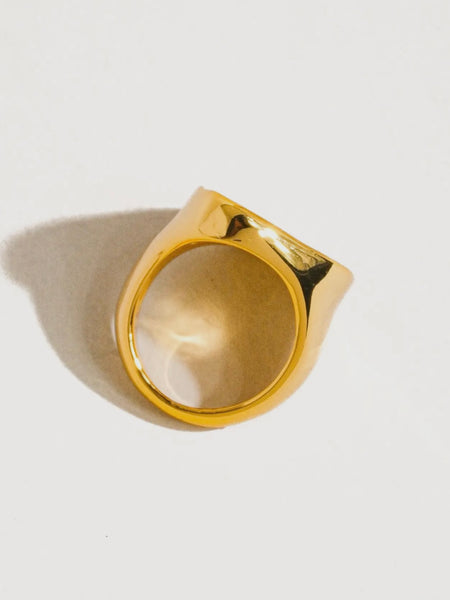 Calypso Shell Statement Ring