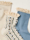 Ruffle Sock Pack in Blue