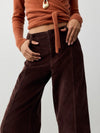 Libre Cord Wide Leg Pant in Shopping Bag