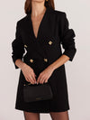 Nora Blazer Dress in Black