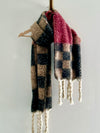 Check It Out Scarf in Black Multi