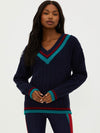 Montana Sweater in Ultramarine Colorblock