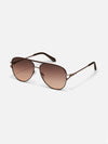 High Key Twist Sunnies in Brown Fawn