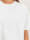 Candid Crew Neck Tee in White