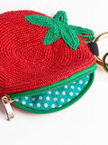 Mary Tomato Beaded Coin Purse