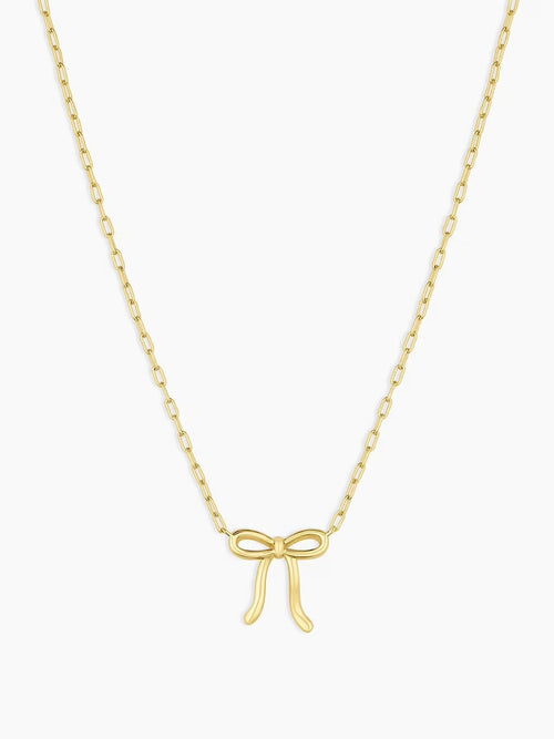 Put A Bow On It Necklace