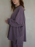 Dani Top in Lavender Stripe