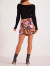 Lorna Mini Skirt in Abstract