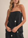 Split The Bill Set in Black Polka Dot