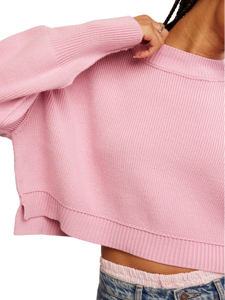 Easy Street Crop Pullover in Lollipop