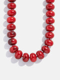 Joan Semi-Precious Necklace in Red