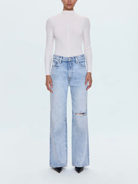 Baylin Top in Brown Plaid