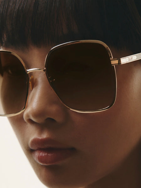 5th Ave Sunnies in Brown & Gold