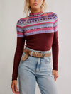 Winter Warmer Bodysuit in Maple Combo