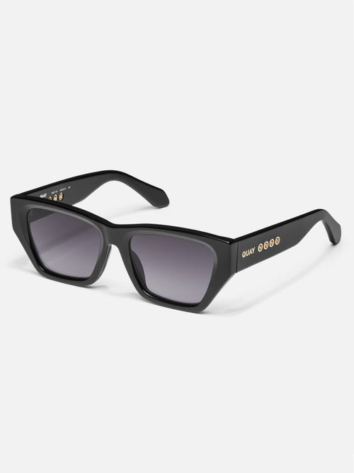 No Apologies Sunnies in Black & Smoke