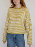 Piper Cardigan in Dijon Stripe