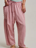 You're My Kind Of Stripe Pants in Pink