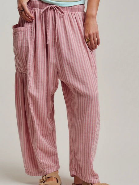 You're My Kind Of Stripe Pants in Pink